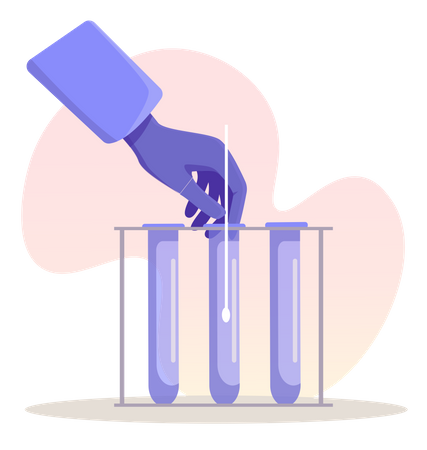 PCR Test  Illustration