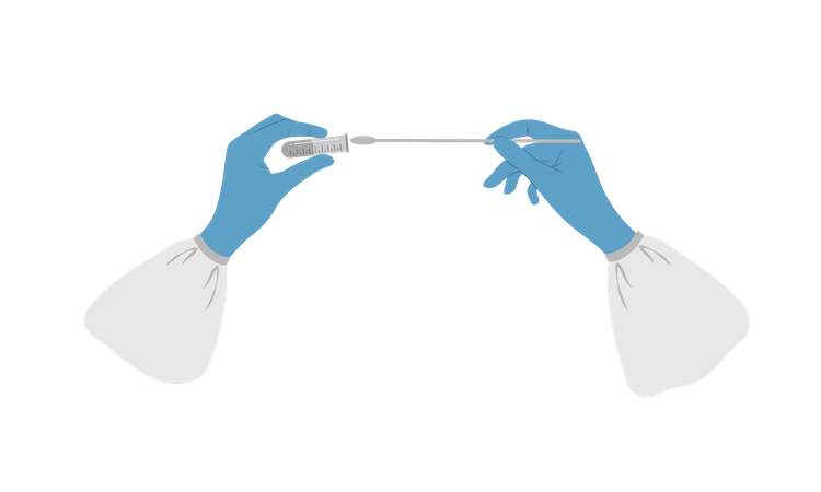 PCR test  Illustration