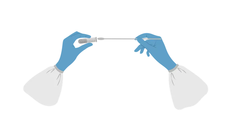 PCR test  Illustration