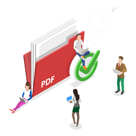 PDF-Dokument hochladen  Illustration