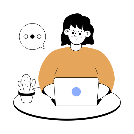 PDG d'entreprise assis à une table ronde  Illustration
