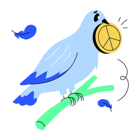 Peace dove  Illustration