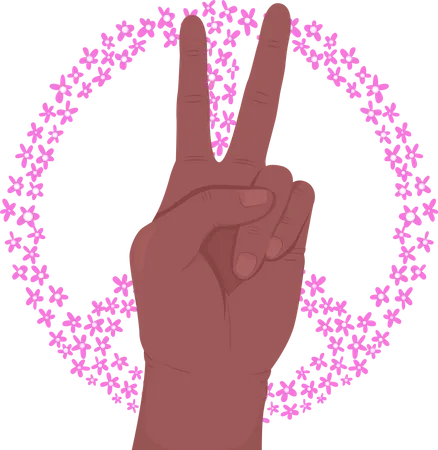 Peace Sign Illustration
