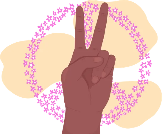 Peace Sign  Illustration