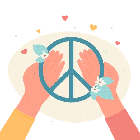 Peace Sign  Illustration