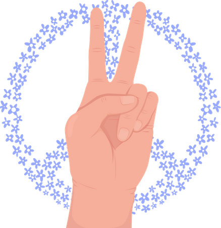 Peace Sign  イラスト
