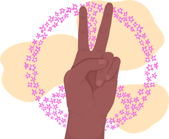 Peace Sign  Illustration