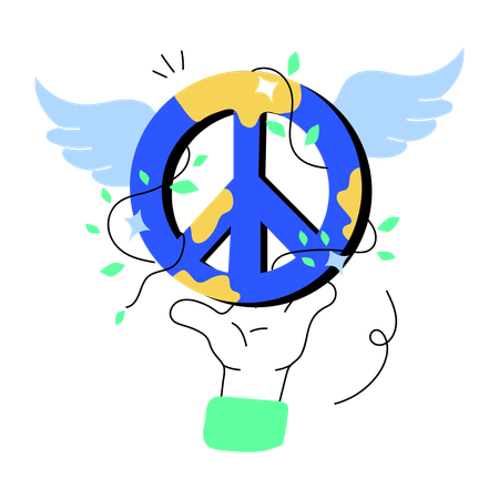 Peace sign  Illustration