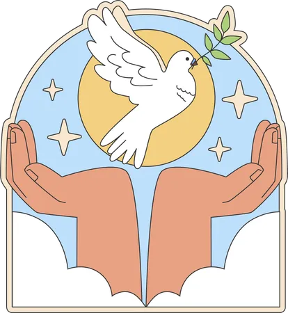 Peace symbol  イラスト
