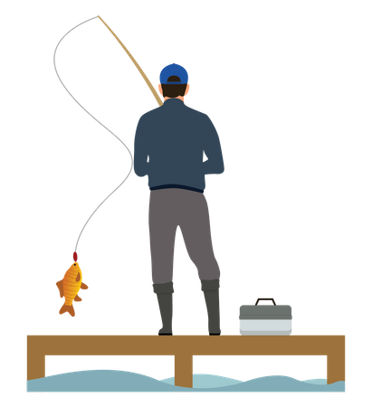 Pêcheur  Illustration