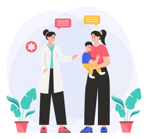 Pediatrician  Illustration