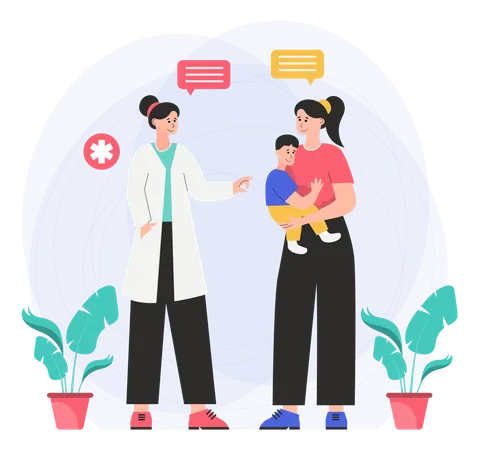 Pediatrician  Illustration