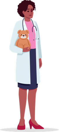 Pediatrician  Illustration