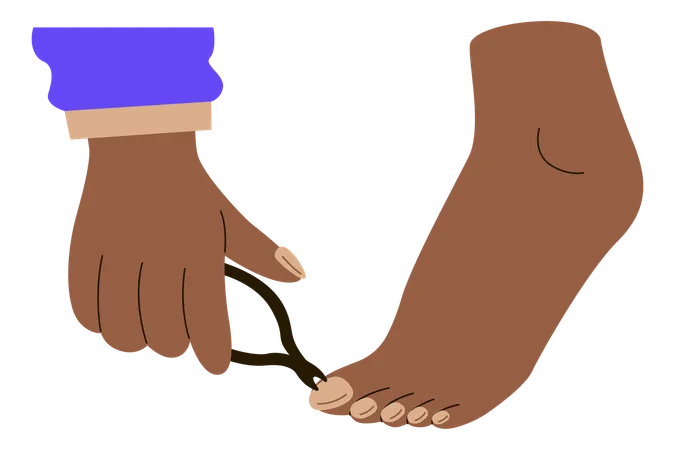 Pedicure  Illustration