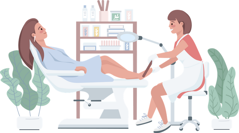 Pedicure  Illustration