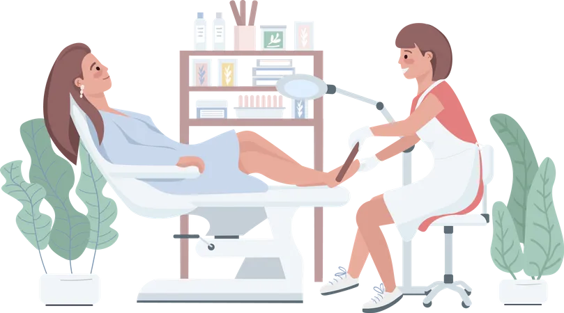 Pedicure  Illustration