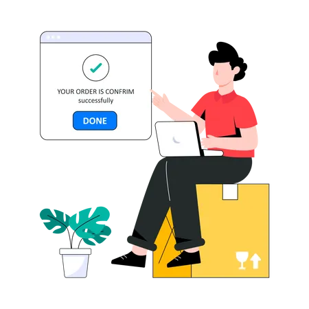 Orden Confirmar Orden  Ilustración