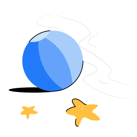 Pelota de playa  Ilustración