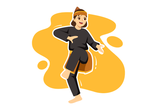 Pencak Silat  Illustration