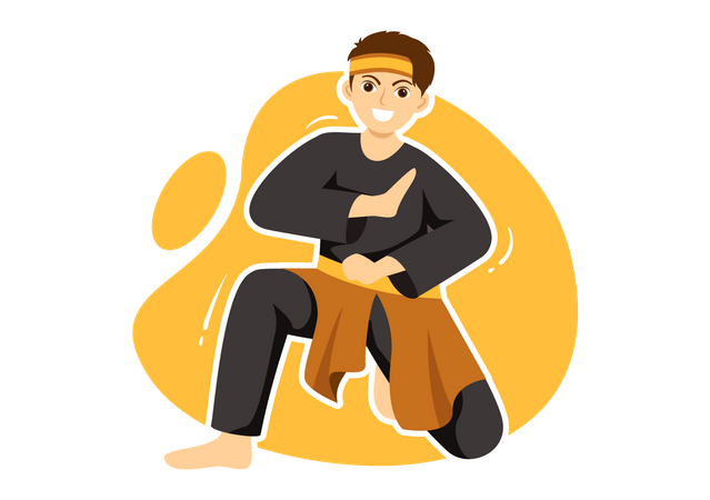 Pencak Silat  Illustration