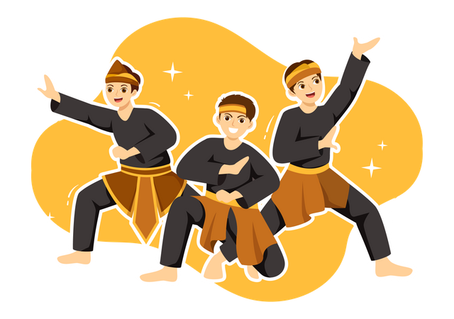 Pencak Silat  Illustration