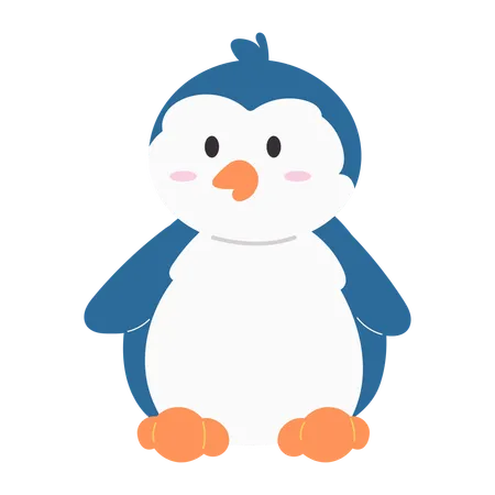 Penguin Cub Illustration 일러스트레이션