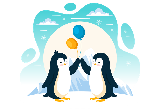 Penguin Awareness Day  Illustration