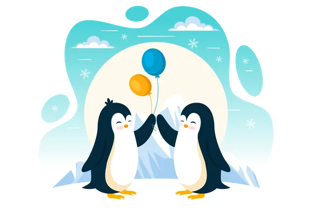 Penguin Awareness Day  Illustration