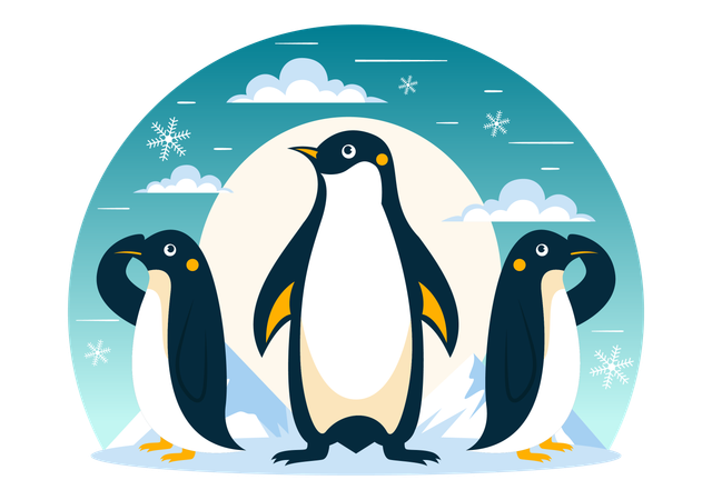 Penguin Awareness Day  Illustration