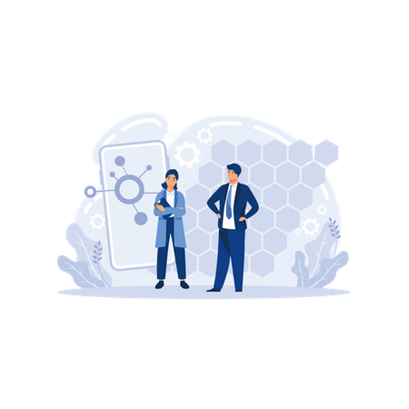 People are sharing Hexagonal carbon atom grid properties  イラスト