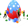 illustrations for waster egg