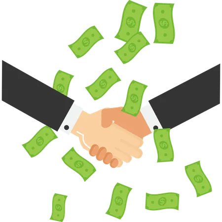 People doing business agreement  Illustration