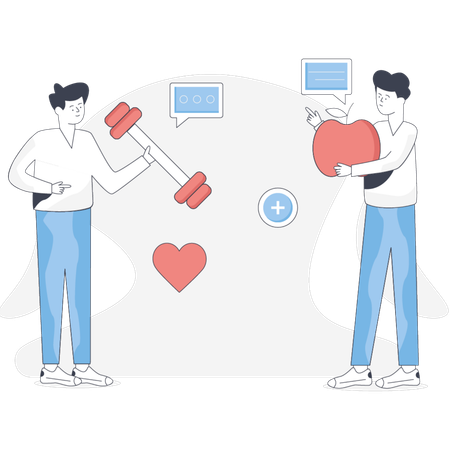 People  doing cancer treatment awareness  Illustration