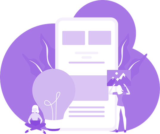 People Doing Creative Business  Illustration