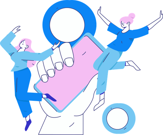 People doing credit card payment  Illustration