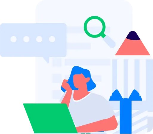 People doing Customer Evaluation  Illustration