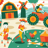 intensive farming illustrations free