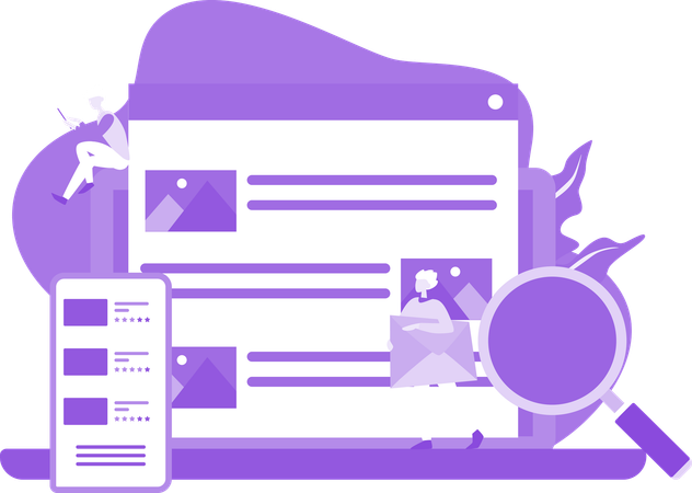 People Find Ecommerce Rating  Illustration