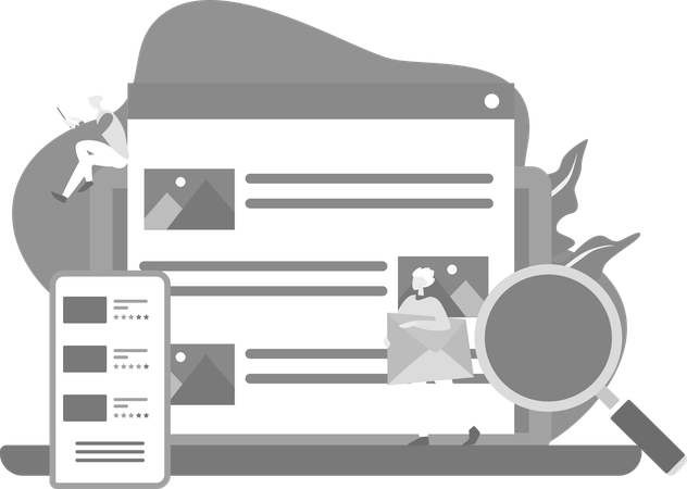 People Find Ecommerce Rating  Illustration