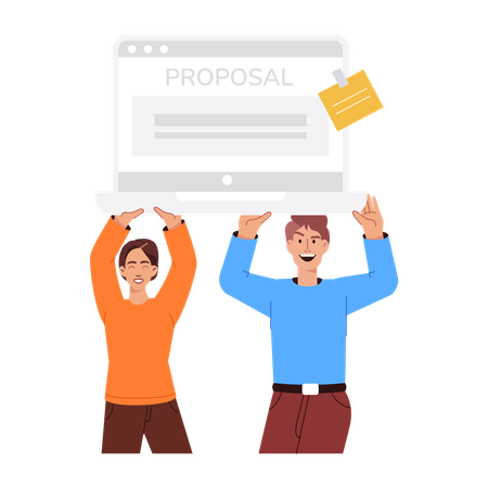 People Get Production Proposal  Illustration