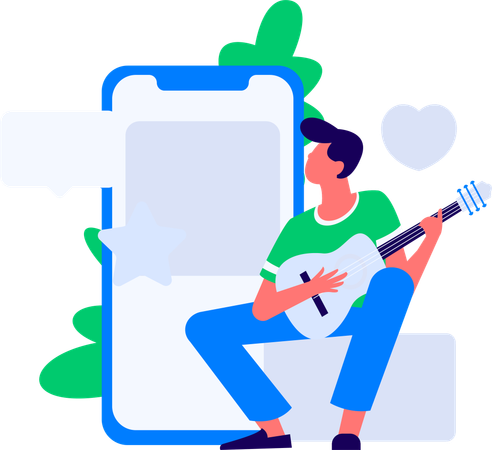 People giving Business Rating  Illustration