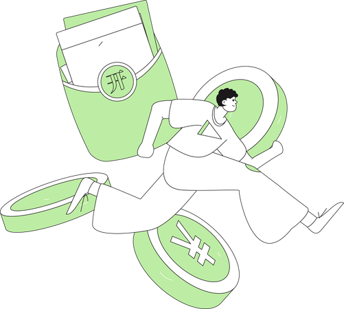 People giving card on special occasion  Illustration