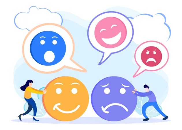 People Giving Feedback  Illustration