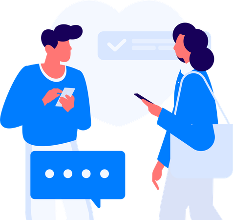 People giving User Feedback  Illustration