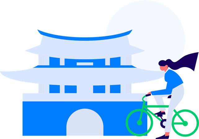 People going on overseas journey  Illustration