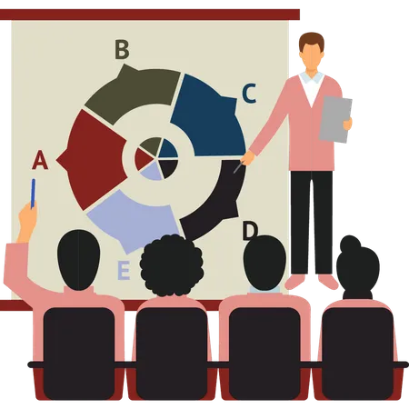 People in conference meeting  Illustration