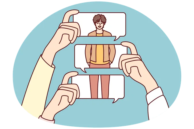 People make negative comments about person looks  Illustration