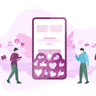 social relationship illustration free download