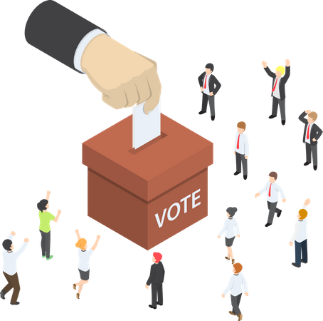 People voting  Illustration