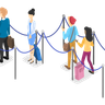 people waiting in queue illustrations free